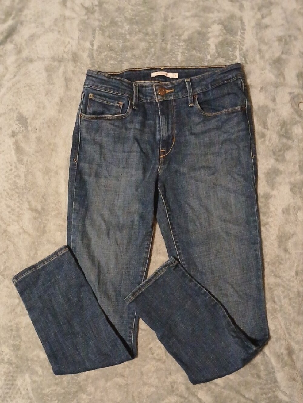 Women's Dark Blue Slim Fit Jeans